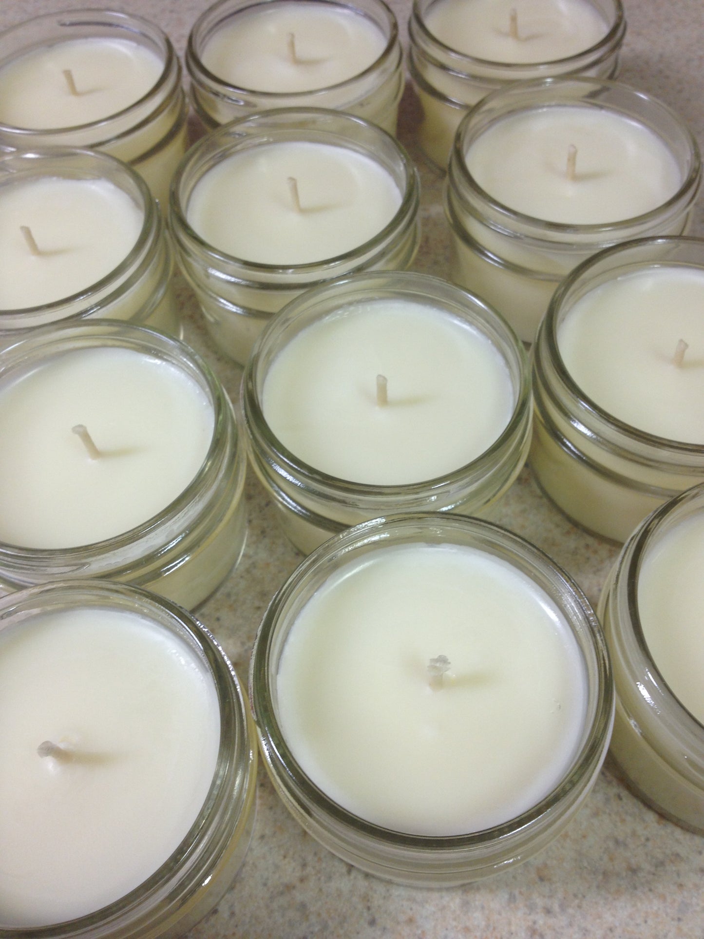 SOY CANDLE FAVORS - PINK PEONY DESIGN