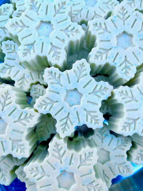 SNOWFLAKE SALT SOAP FAVORS